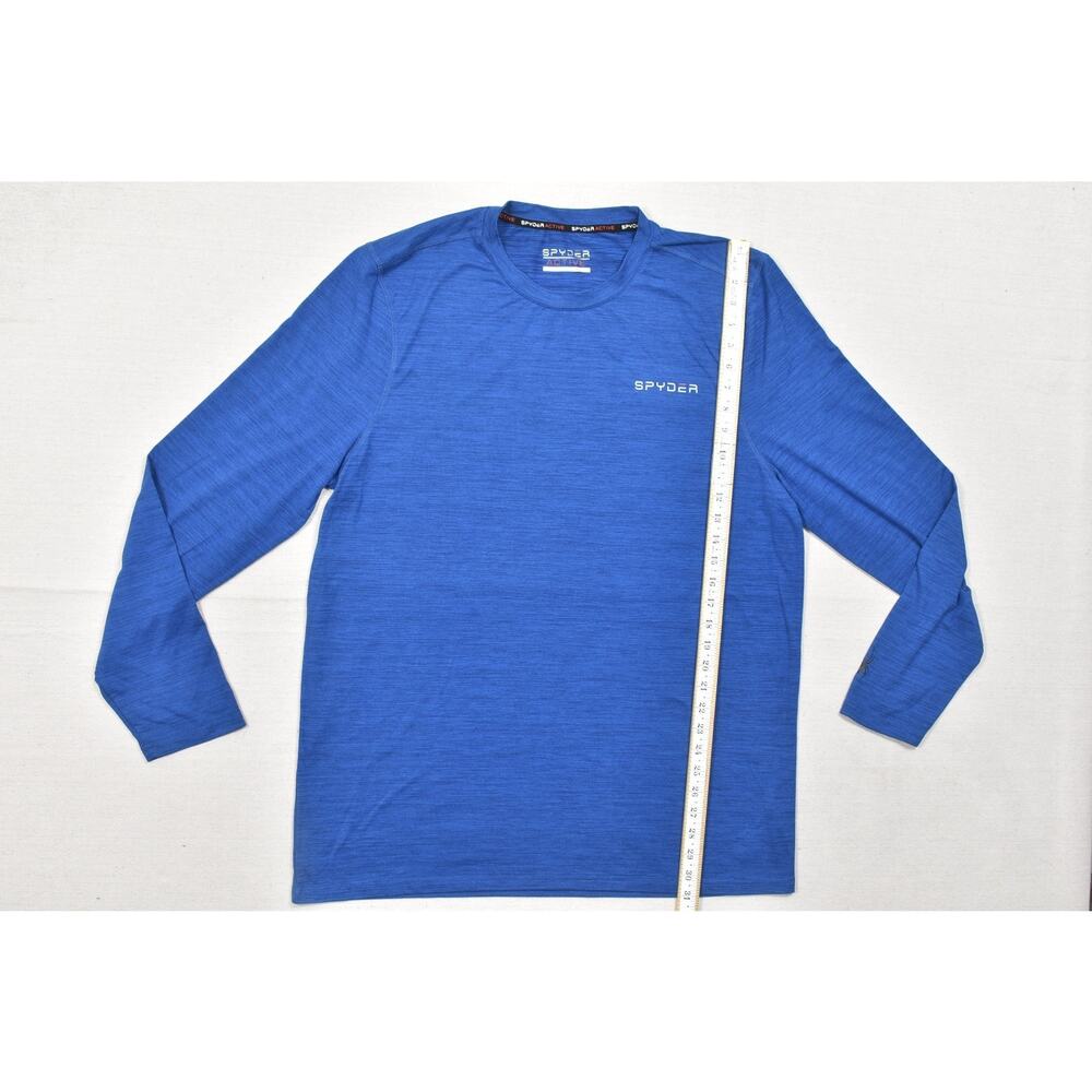 Spyder Men's Athletic Shirt Size 2XL XXL Active Long sleeve Stretch - Picture 4 of 8